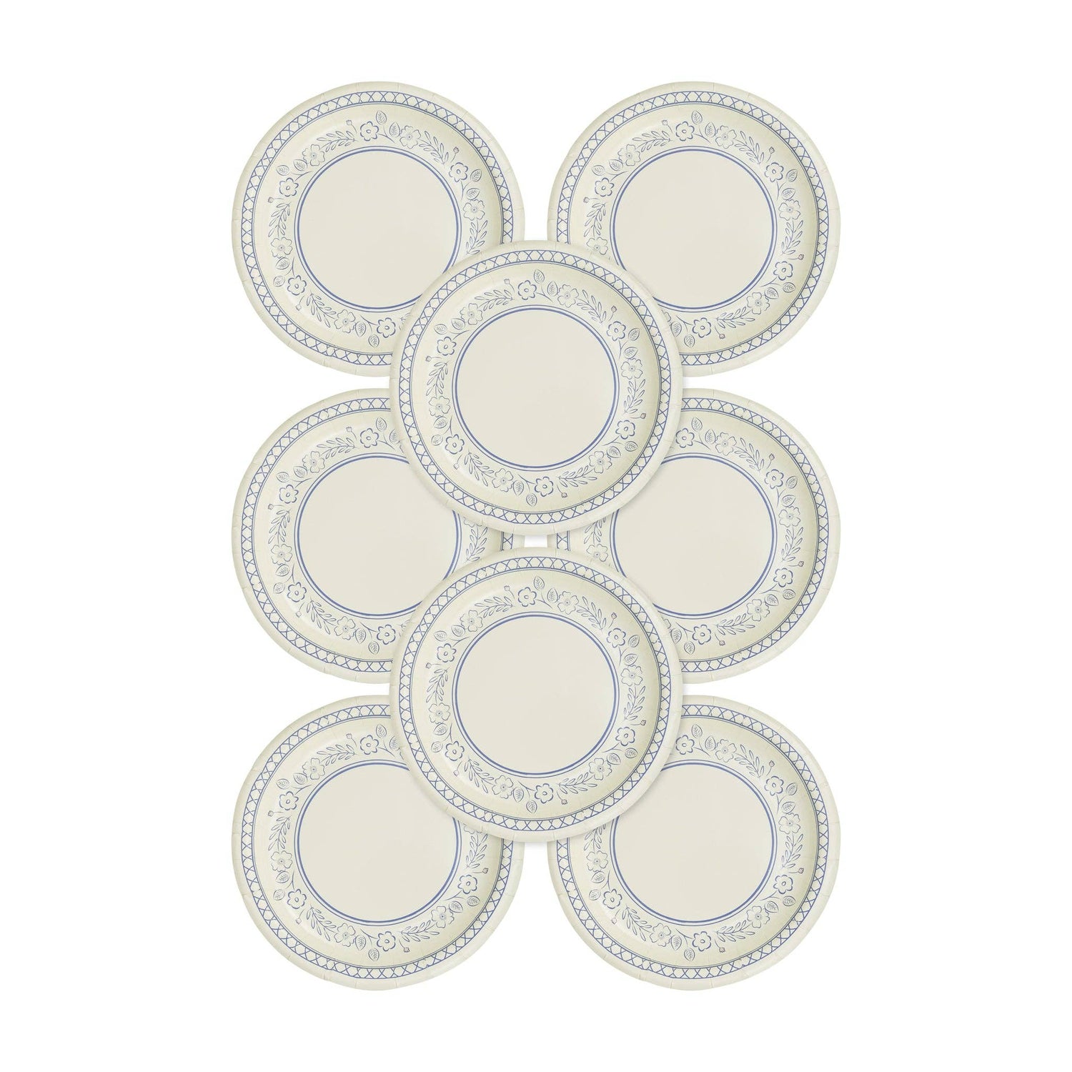 Pembroke Floral 7&quot; Paper Dessert Plate