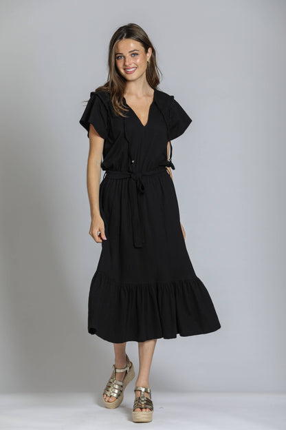 Short Sleeve Dress With Smocking Detail
