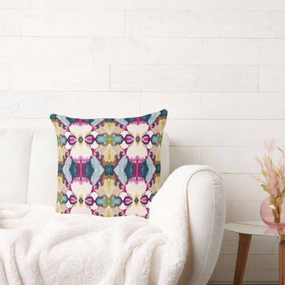 Abstract Modern Art Print Throw Pillow