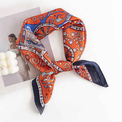 Scarvii - Vintage Pattern Square Scarf