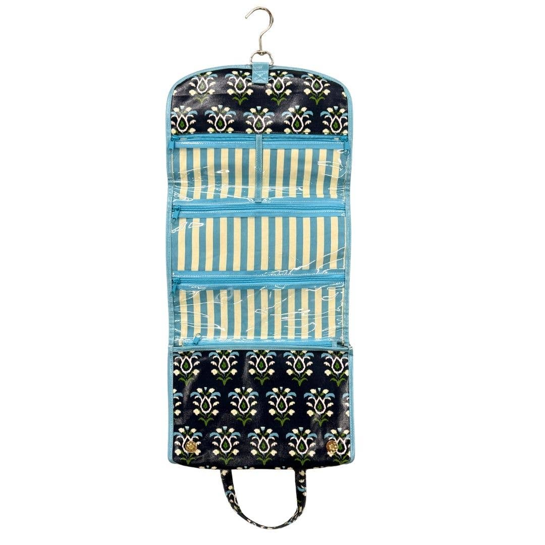 Rosemary Indigo Hanging Travel Case