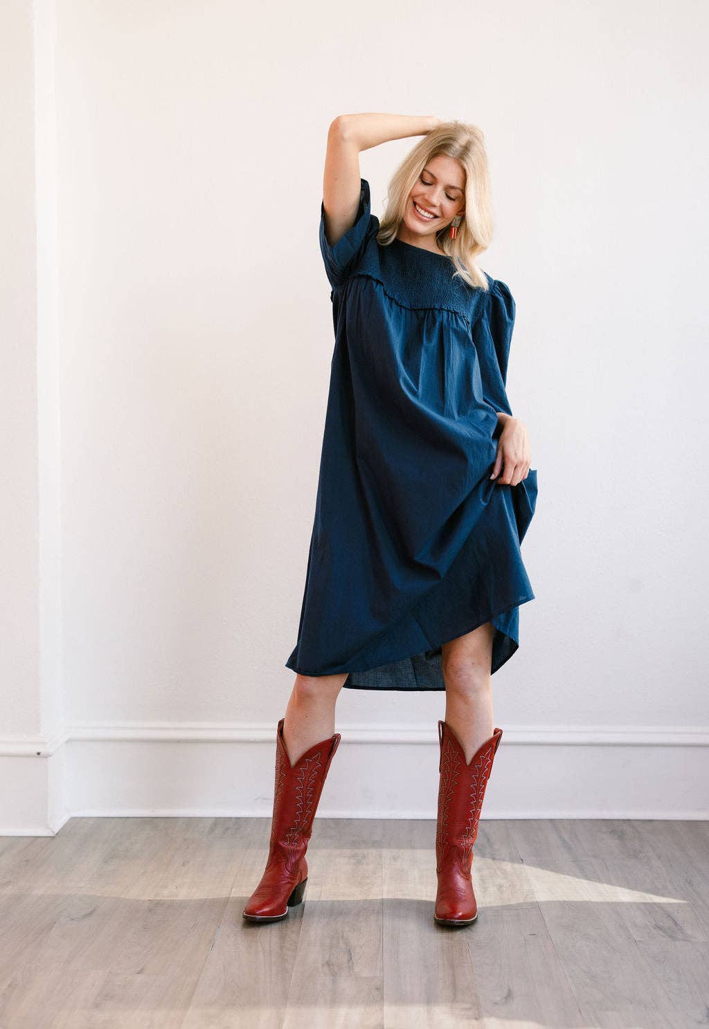 Navy Nomad Dress