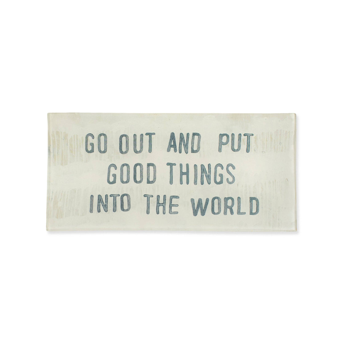 Good Things Small Rectangle Decoupage Plate 8.5&quot; x 4&quot;