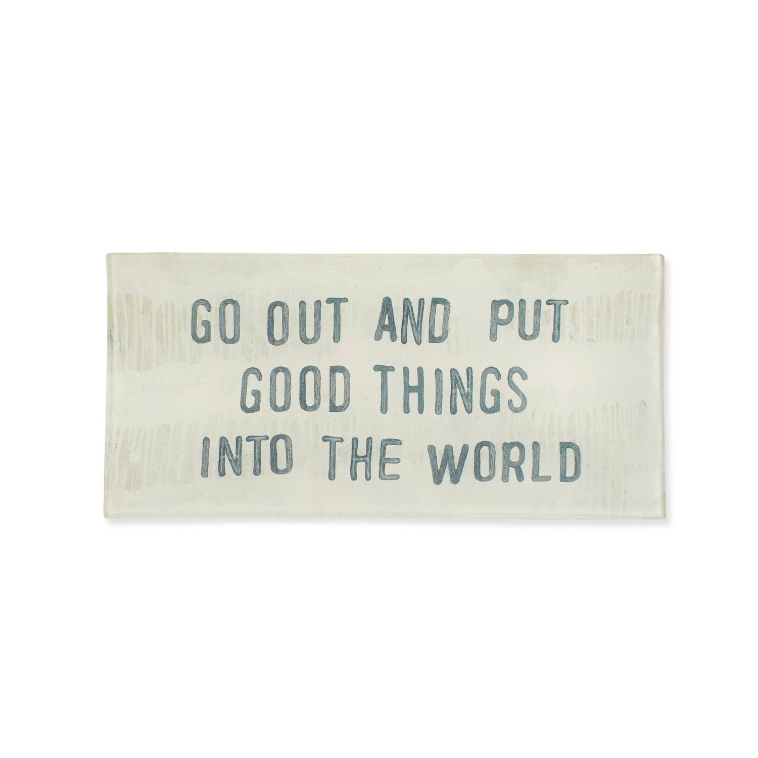 Good Things Small Rectangle Decoupage Plate 8.5&quot; x 4&quot;