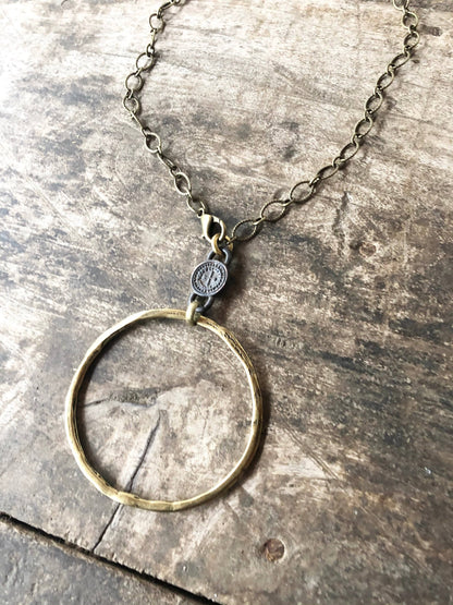 Full Circle Rustic Necklace