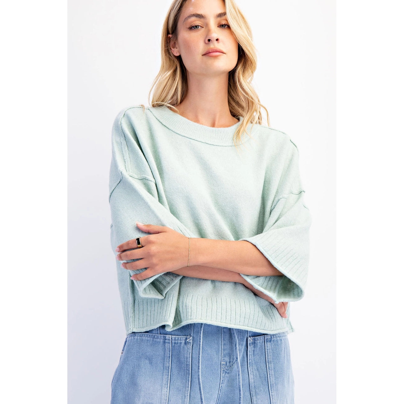 Crew Neck Oversized Sweater