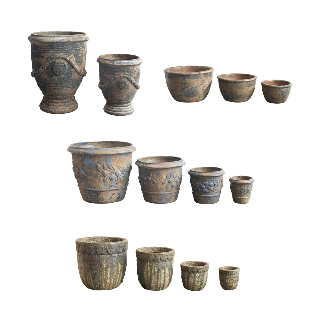 Mediterranean Pot Pallet: Includes 11 Sets of Pots (36 pieces)