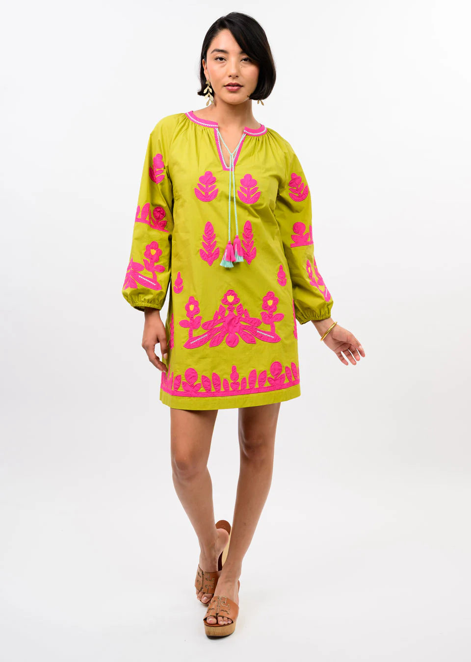 Embroidered Tassel Tunic