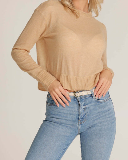 Chloe Vintage Studded Skinny Belt