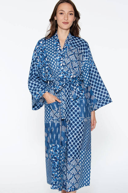 The Botanical Bliss Cotton Robe