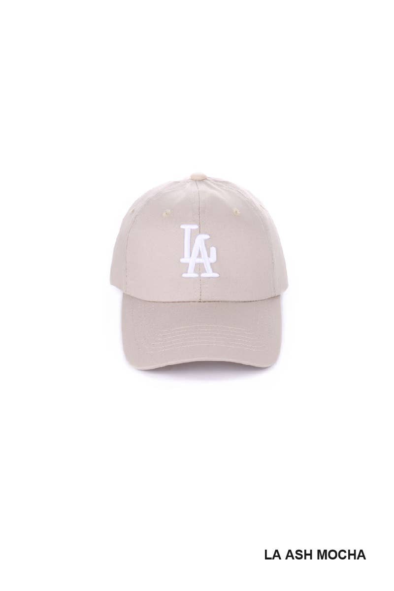 City Logo Embroidered Monogram Baseball Cap