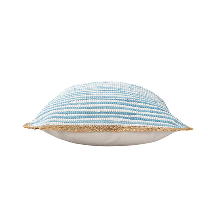 Jute Bordered Throw Pillow