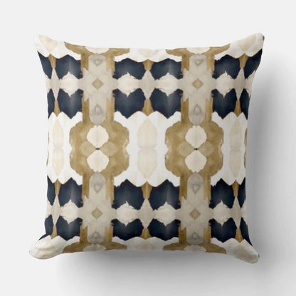 Mia Decorative Abstract Modern Art Throw Pillow