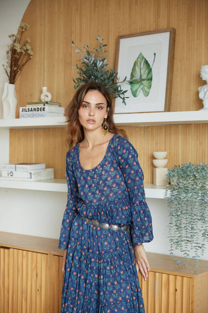 Block Printed Dress (Zahava)