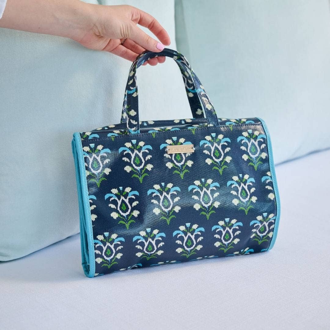 Rosemary Indigo Hanging Travel Case