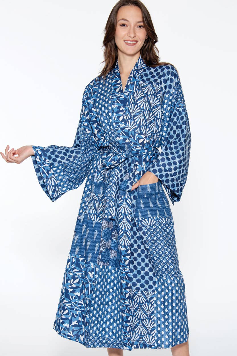 The Botanical Bliss Cotton Robe