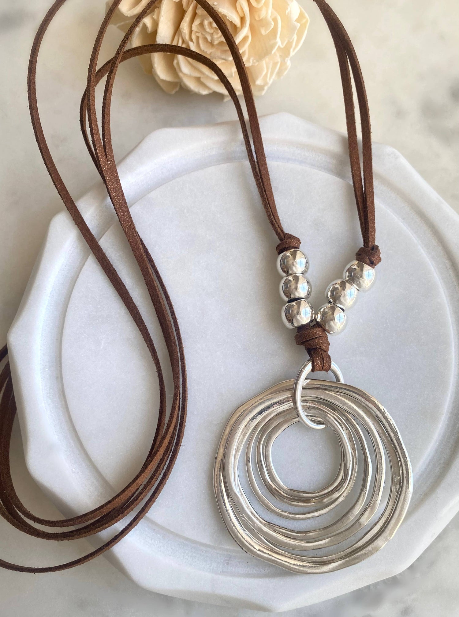 Uptown Brown Necklace  