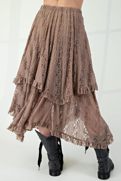 All Over Lace Skirt