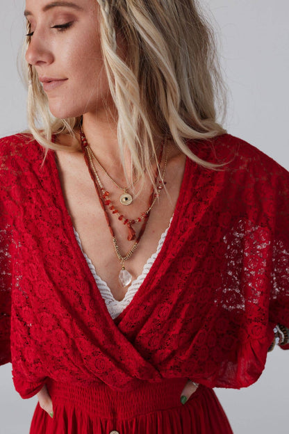 Carnelian Multi Layered Necklace