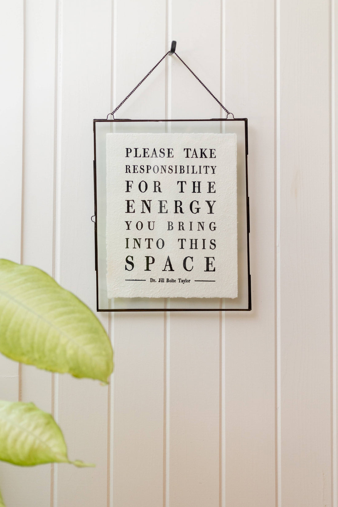 Please Take Responsibility (Dr. Jill Bolte Taylor) Handmade Paper Print