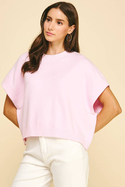 Dropped Shoulder Sweater Top