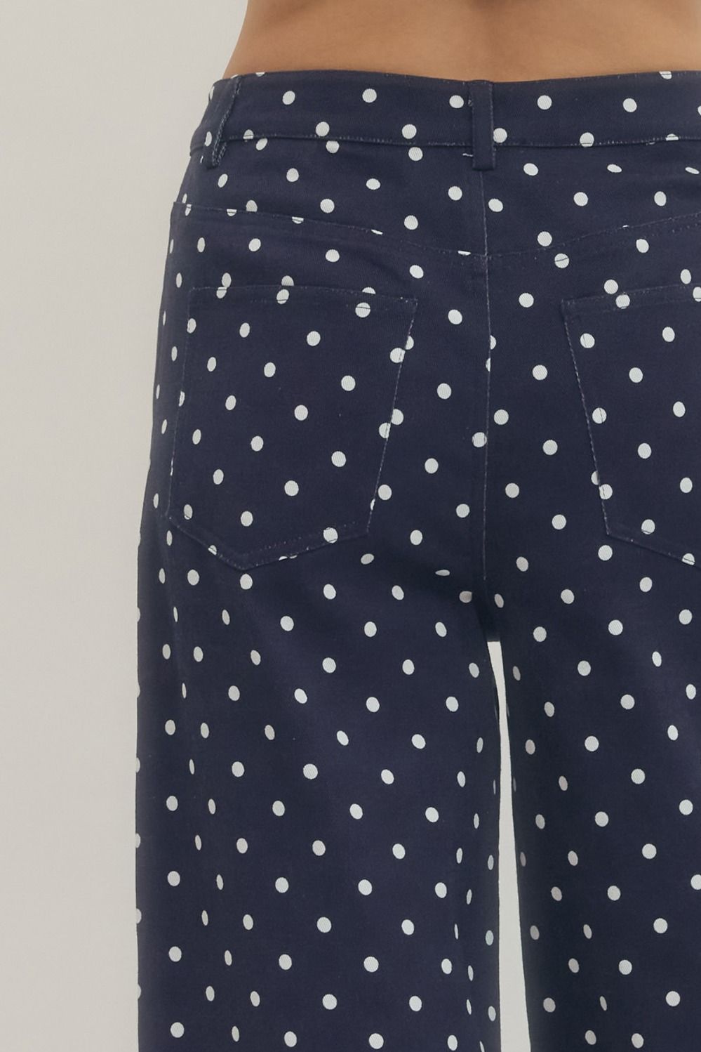 Perfect Polka Dot Wide-Leg Pants