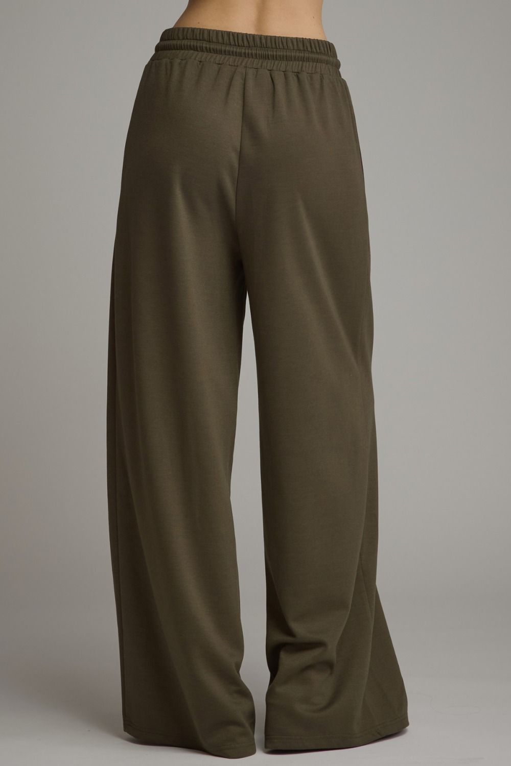 Wide-Leg Drawstring Lounge Pants