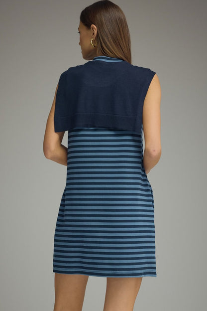 Comfort-First Striped Knit Dress