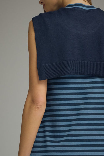 Comfort-First Striped Knit Dress