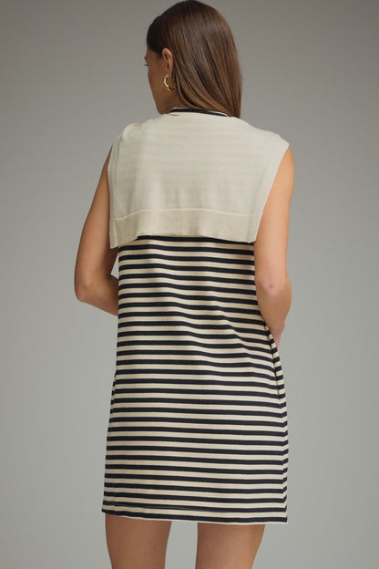 Comfort-First Striped Knit Dress