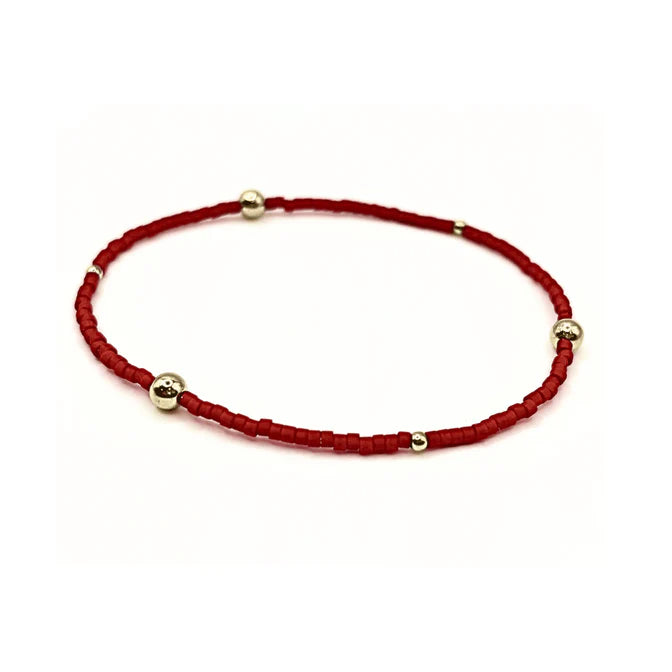 Game Day Gold-Filled &amp; Seed Bead Waterproof Bracelet Collection
