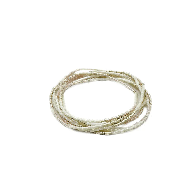 Maui Beaded 7-Stack Bracelets with 14K Gold-Filled Beads