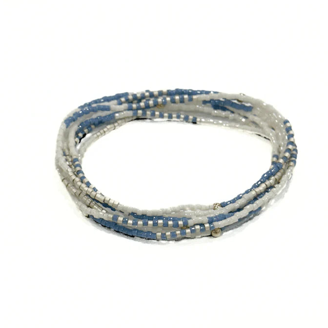 Maui Beaded 7-Stack Bracelets with 14K Gold-Filled Beads