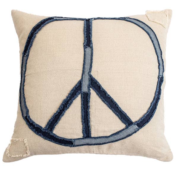 Pillow Collection- Peace Stitched Pillow