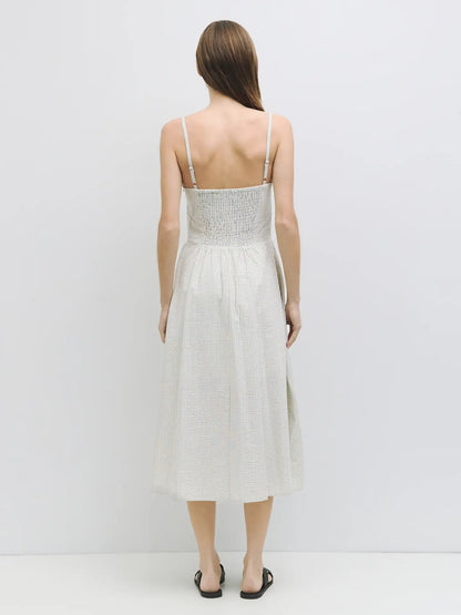 Midi Length Sweetheart Dress