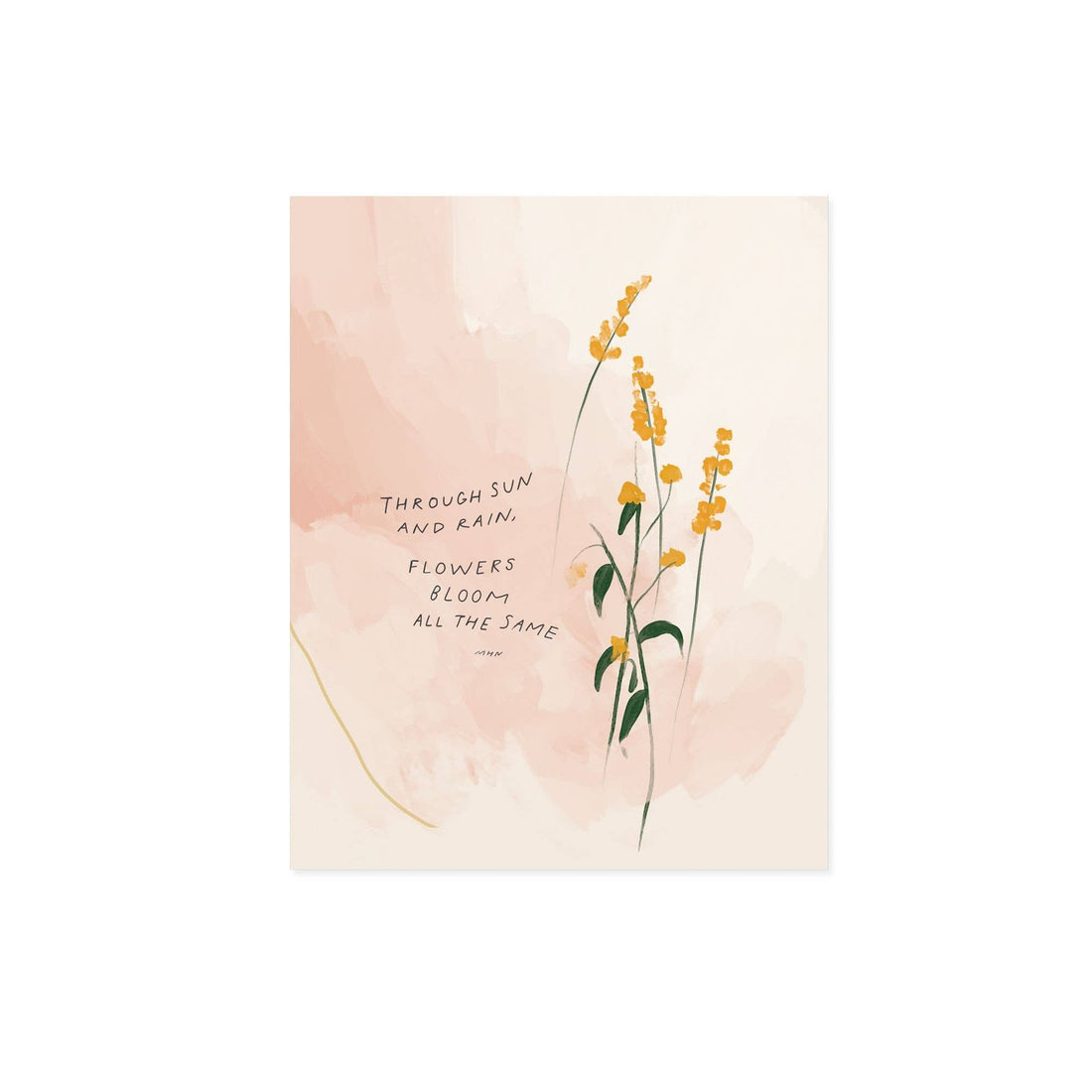 Sun and Rain Art Print