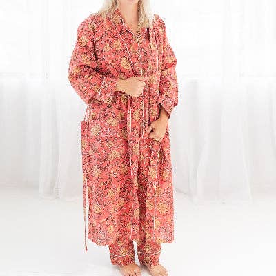Loverly Block Print Robe