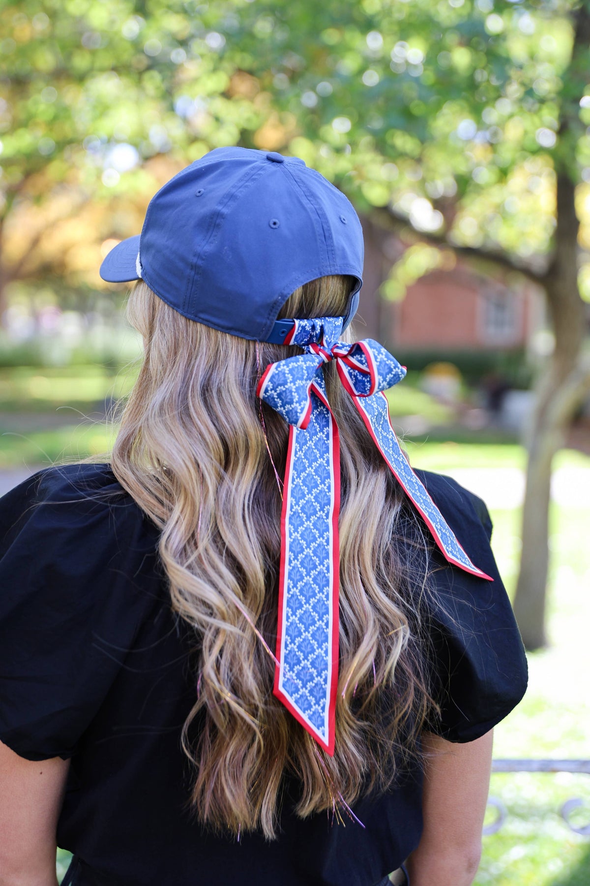 The Sideline Scarf™ - Blue &amp; Red