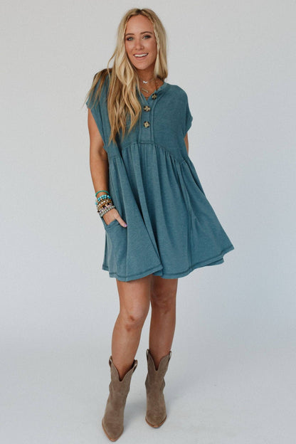 Boho-Western Baby Doll Dress