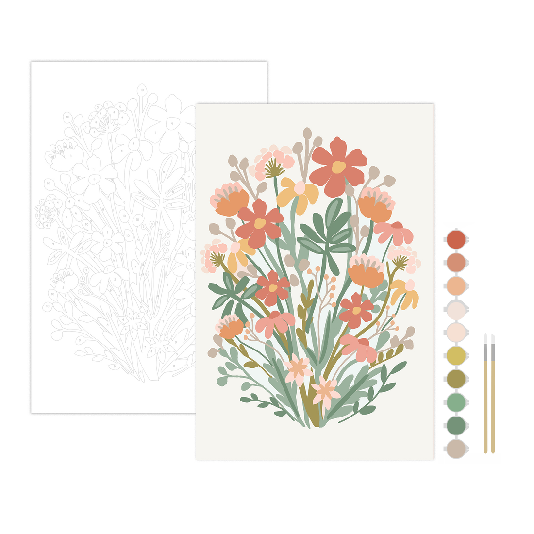 Wildflowers Art Paint by Number Kit
