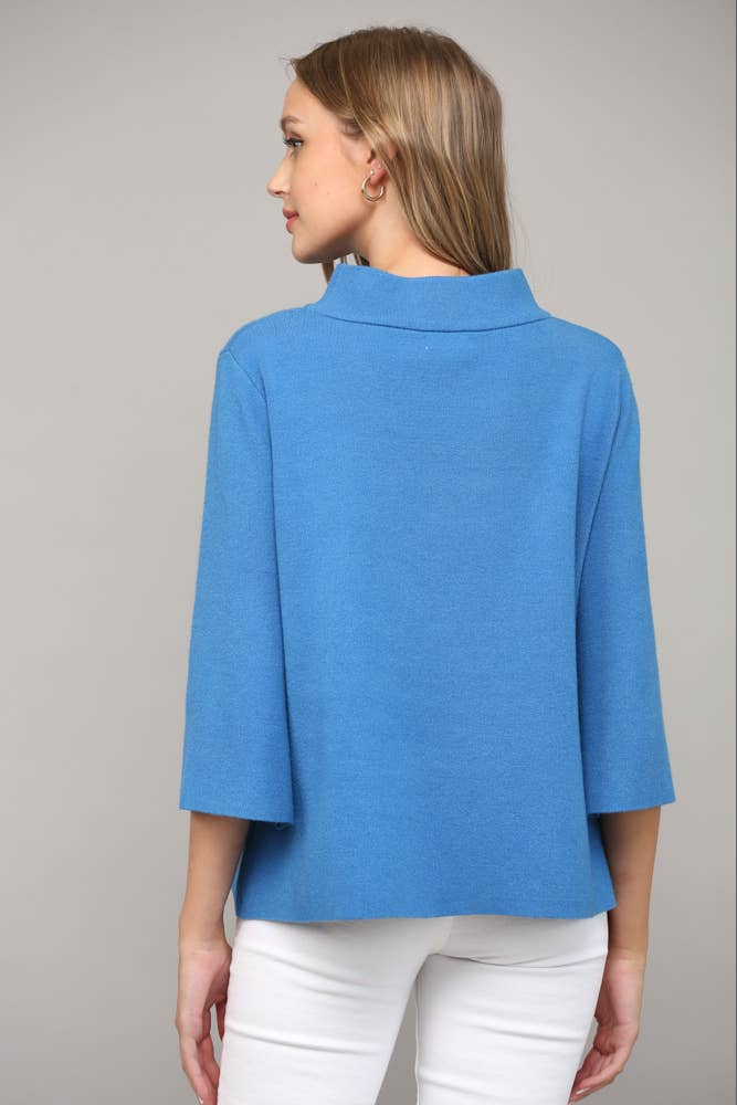 Effortless Mock Neck Sweater