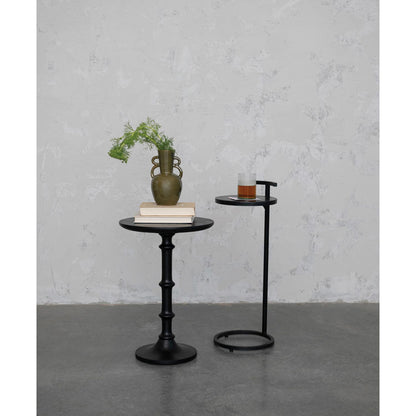 Matte Black Side Table