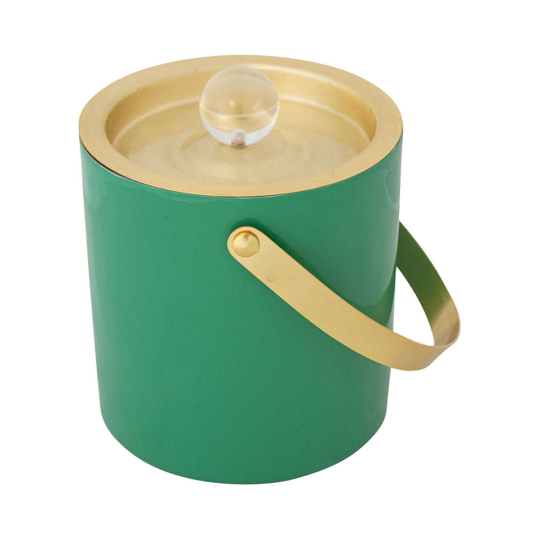 1-1/2 Quart Enameled Stainless Steel Ice Bucket with Lid