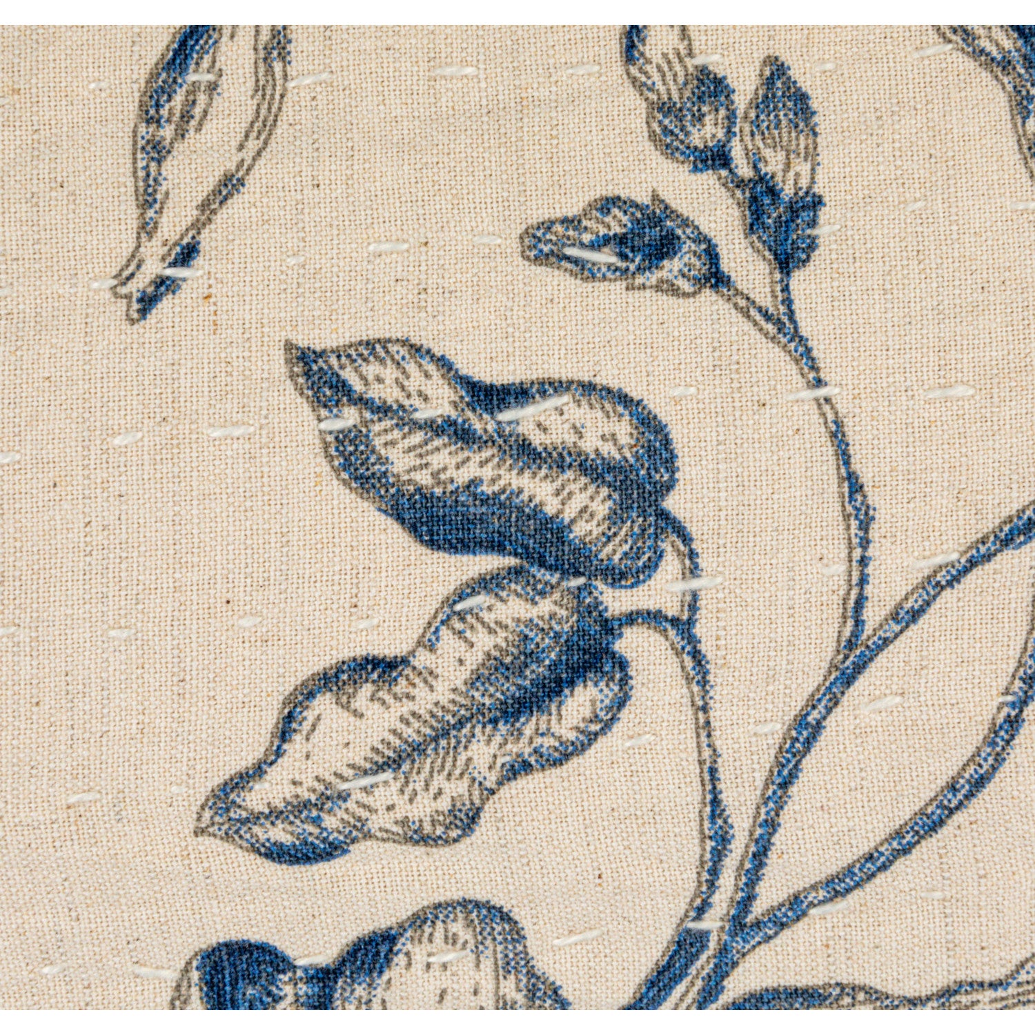 Cotton &amp; Linen Printed Lumbar Pillow