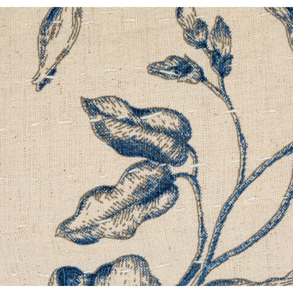 Cotton &amp; Linen Printed Lumbar Pillow