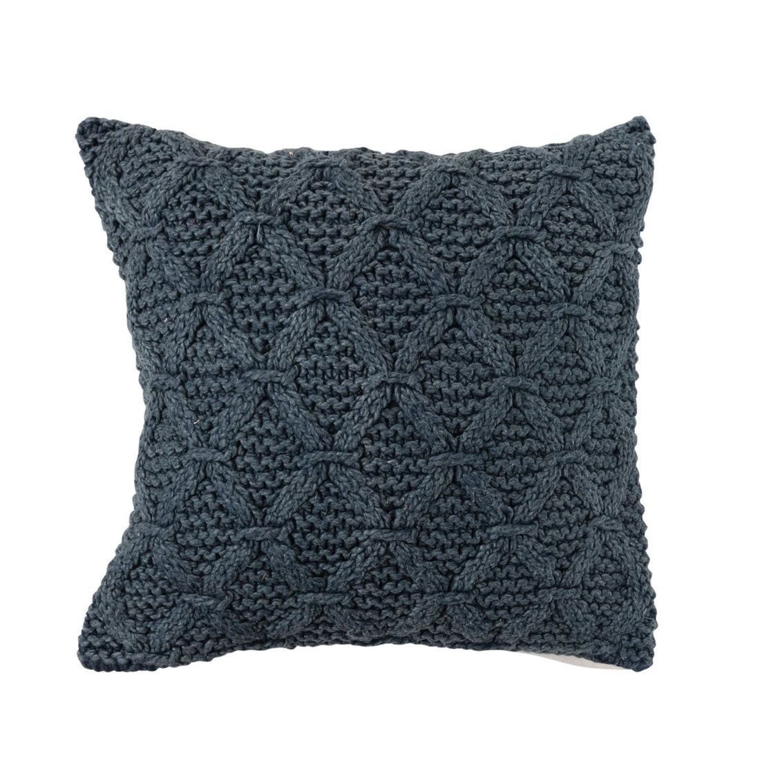 Cotton Cable Knit Pillow
