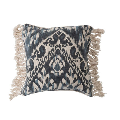 20&quot; Stonewashed Woven Cotton Blend Pillow