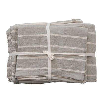 Cotton Double Cloth Queen Bed Cover with 2 Shams