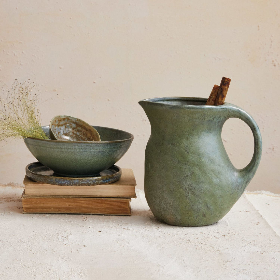 Stoneware Pitcher