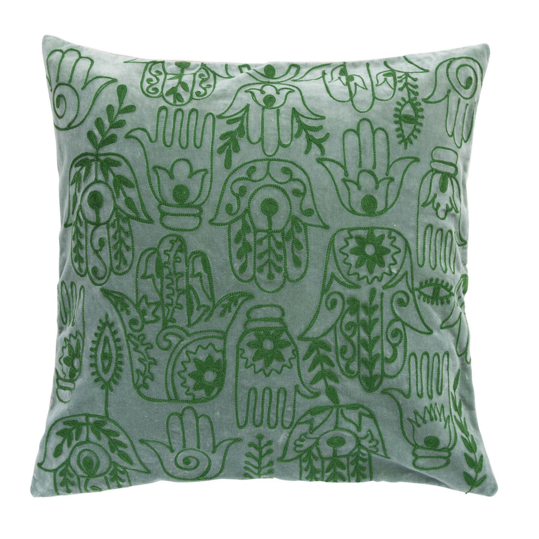 Velvet Embroidered Pillow